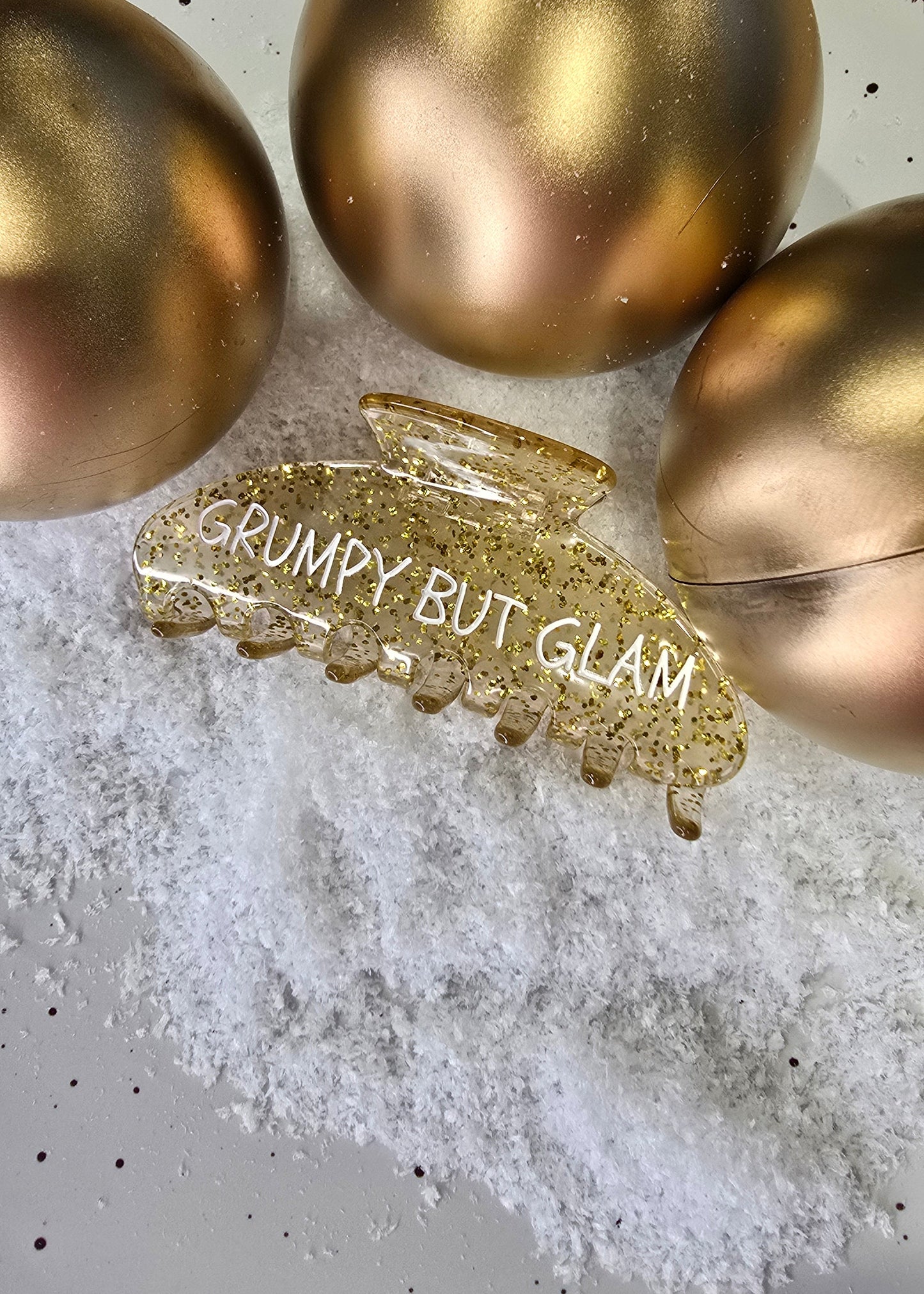 Stabile Moon Haarklammer Weihnachtlich, designed in Luxemburg, Saltberry Lane